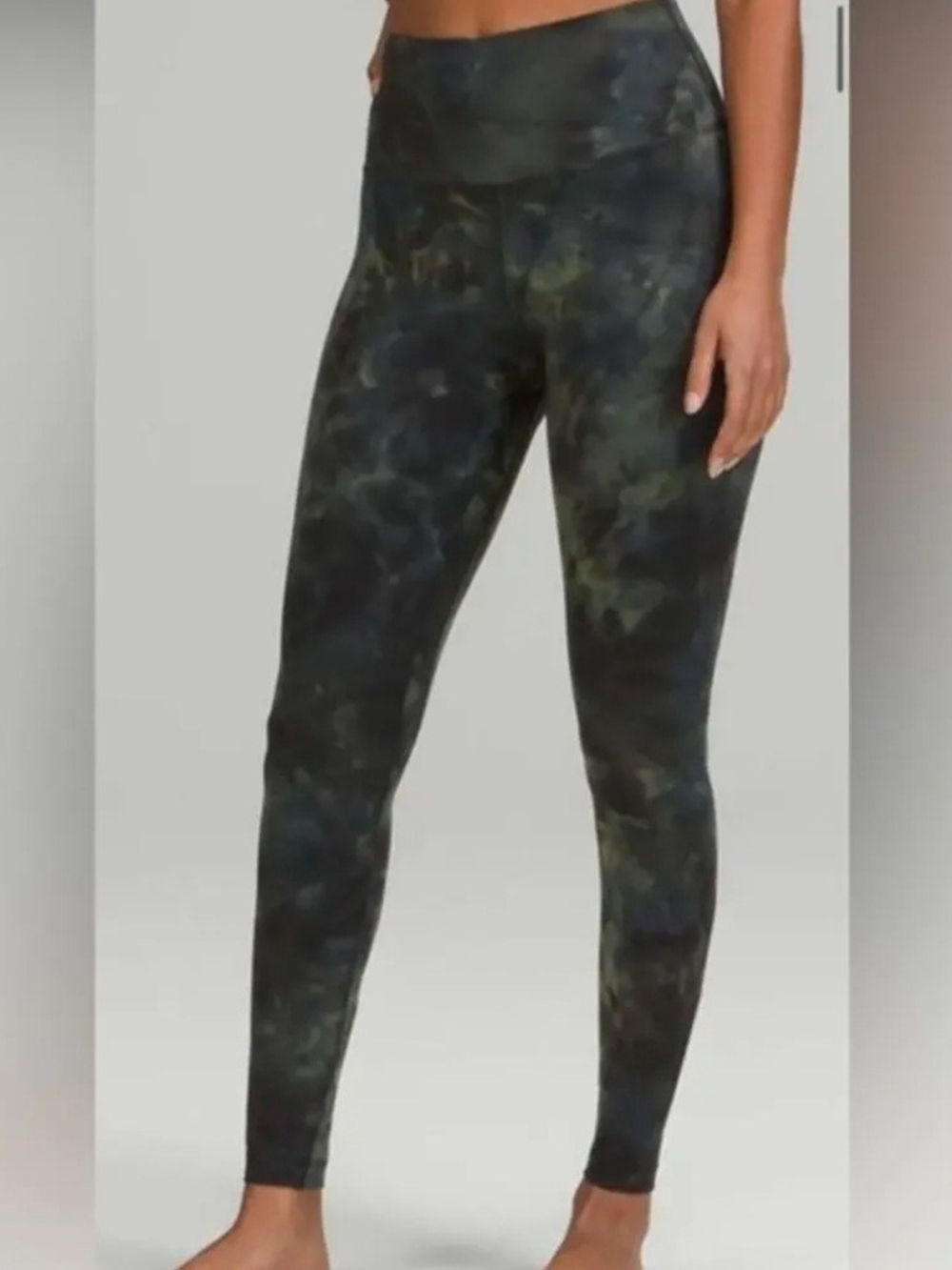 Lululemon Align Pant 25" *Diamond Dye Graphite Grey Bronze Green
